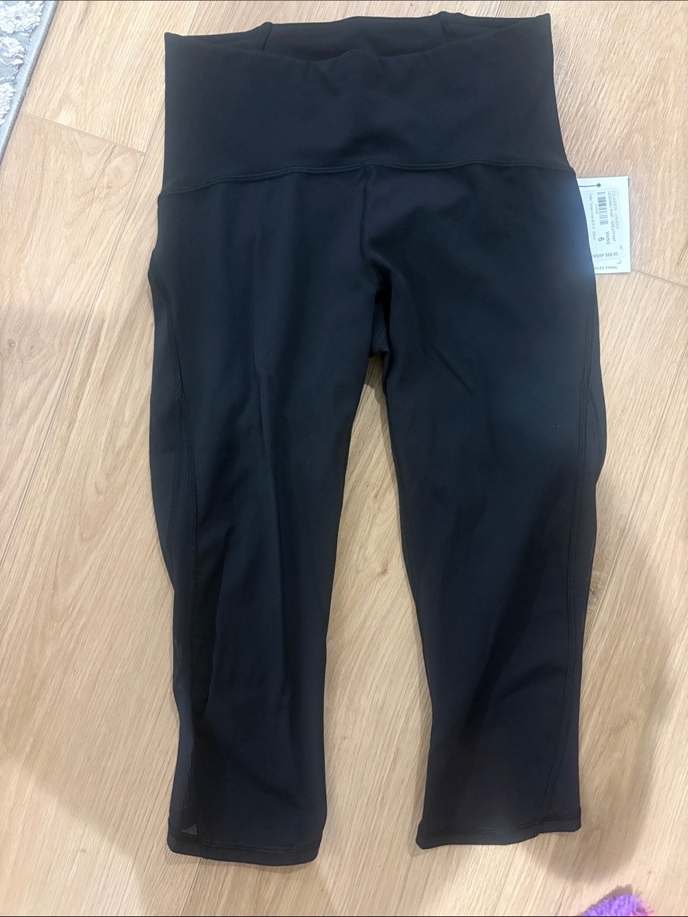 Lululemon Train Times Crop Black Leggings